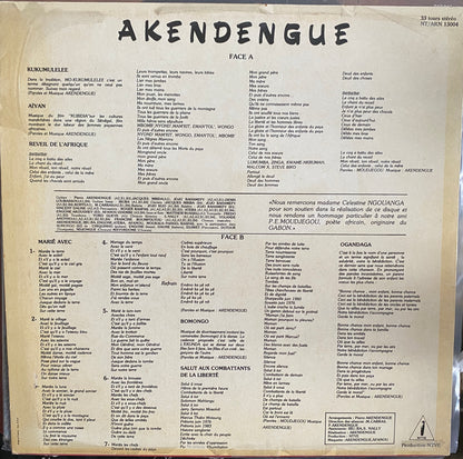 Pierre Akendengué – Réveil de l'Afrique (Vinyle LP 33T)