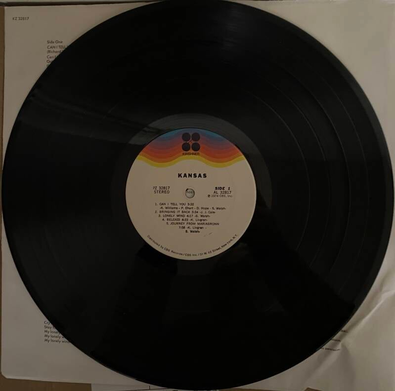 Kansas - Kansas — NM / VG+