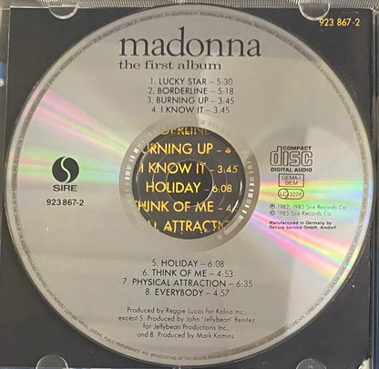 Madonna – The First Album CD 1983