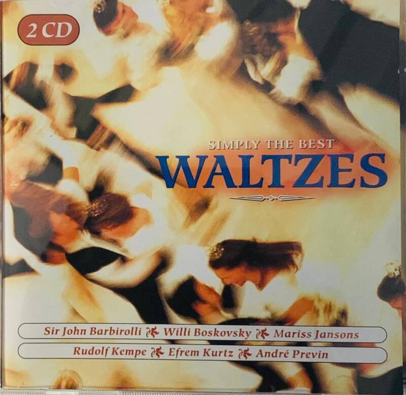 2 أسطوانات CD ببساطة الأفضل - فالس فيينا شتراوس أندريه بريفين EMI