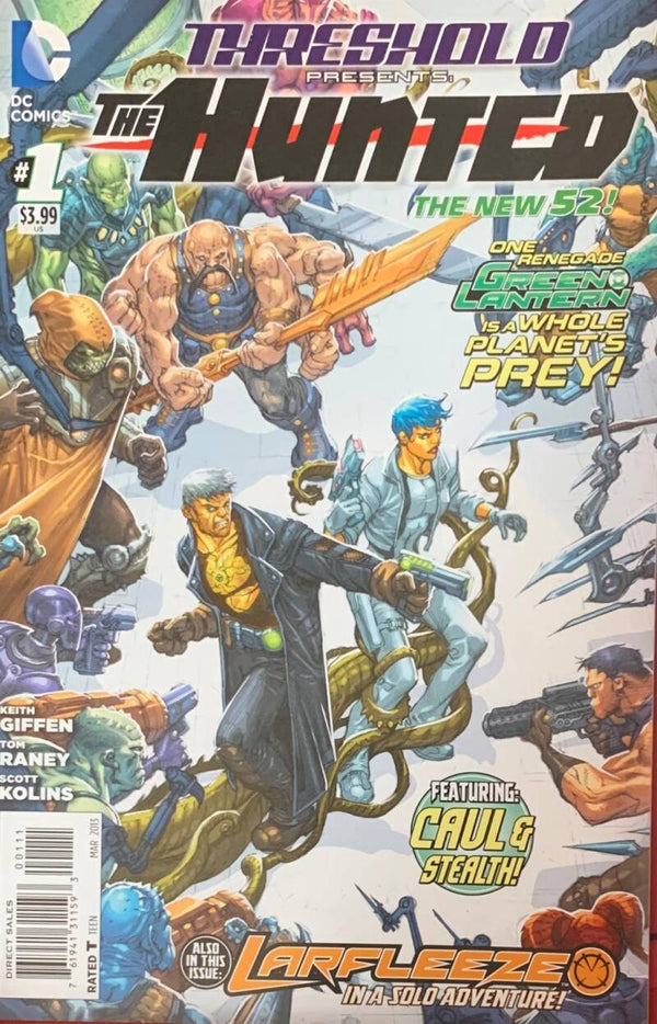 🇺🇸 💿 THRESHOLD Presents: The Hunted The New 52! #01 Comic Book 2013 DC Comics NM THE COLLECTOR