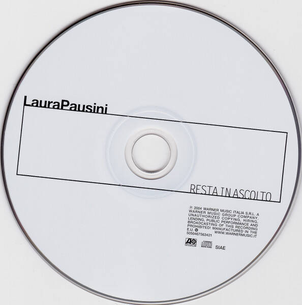🇮🇹 LAURA PAUSINI – Resta in Ascolto | CD Альбом - CD - компакт-диск 🇮🇹 | THE COLLECTOR — Vg+ / Vg+ / Vg+