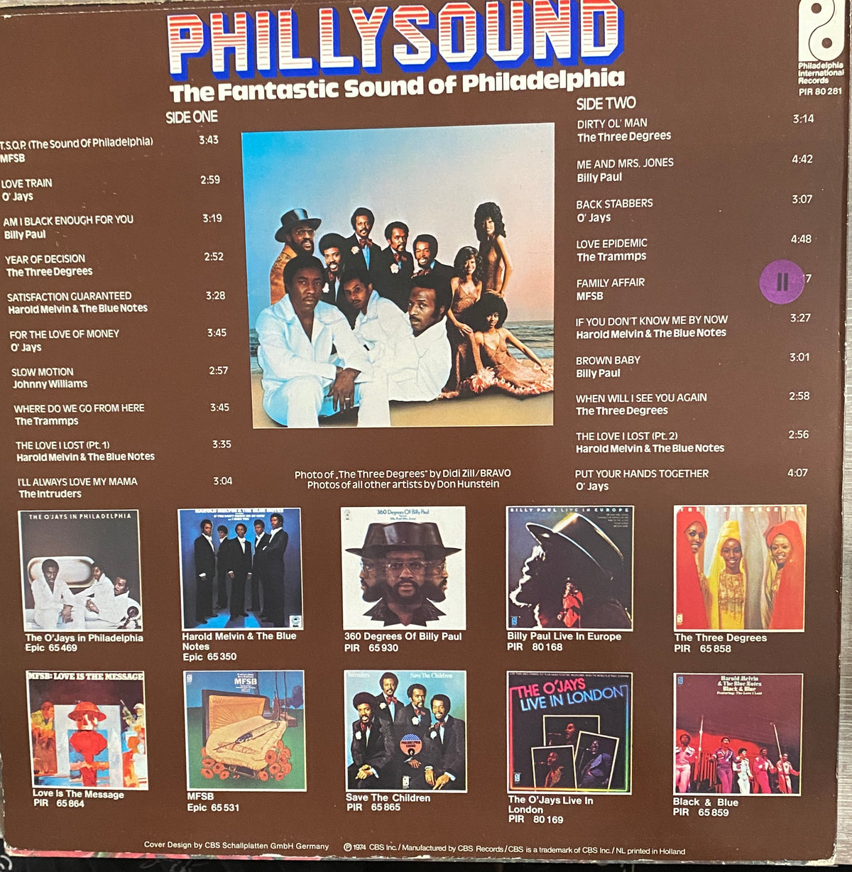 Various Artists : Philly Sound: The Fantastic Sound Of Philadelphia (Vinyle LP 33T)