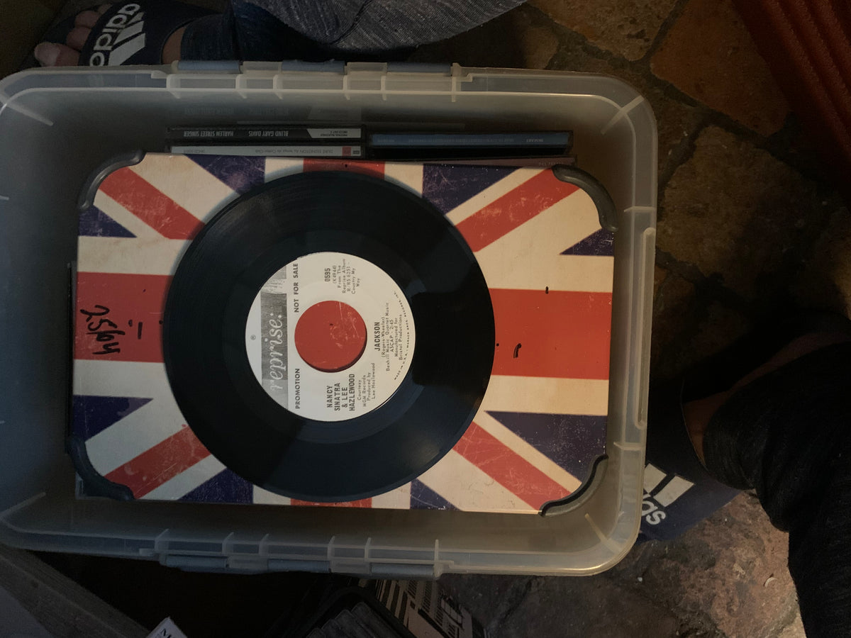 Black vinyl record with white label and red center featuring reason by the beatles from capitol records 1965 soul 7