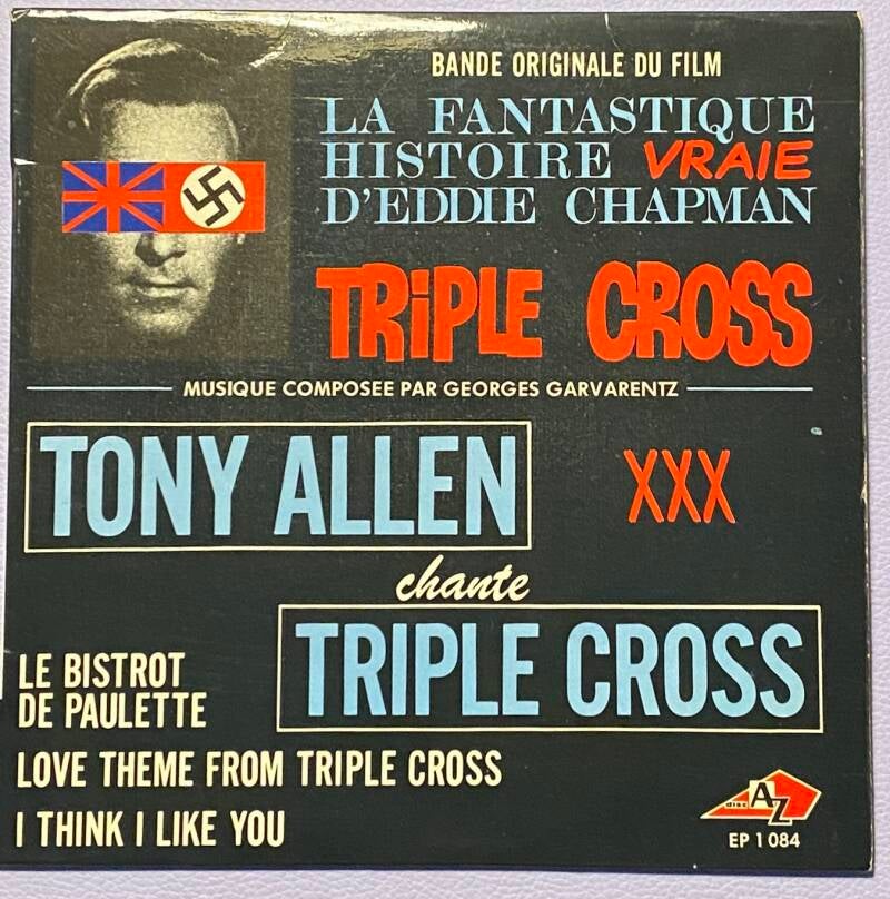 Tony Allen Georges Garvarentz Triple Cross — NM / Ex with tab
