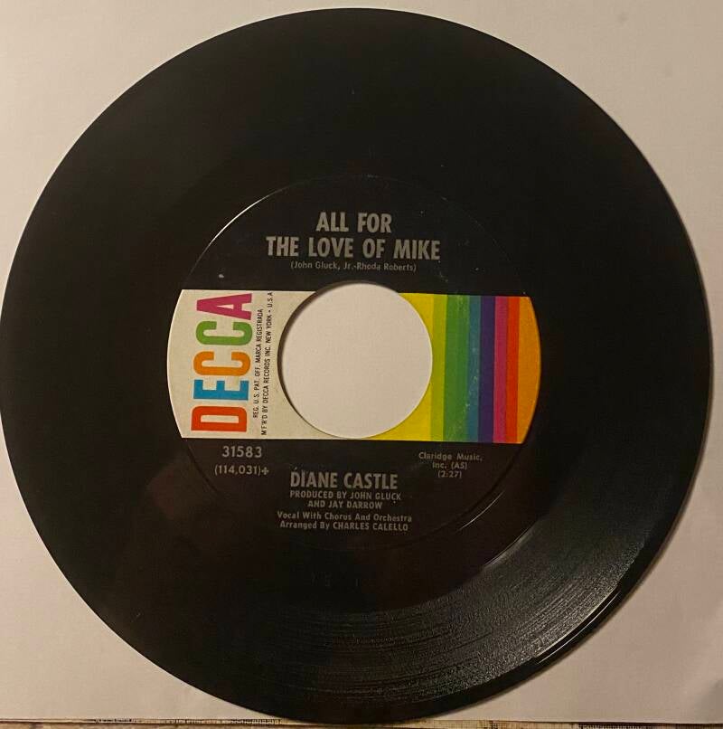 Diane Castle Somebody Else 's Baby — Vg+
