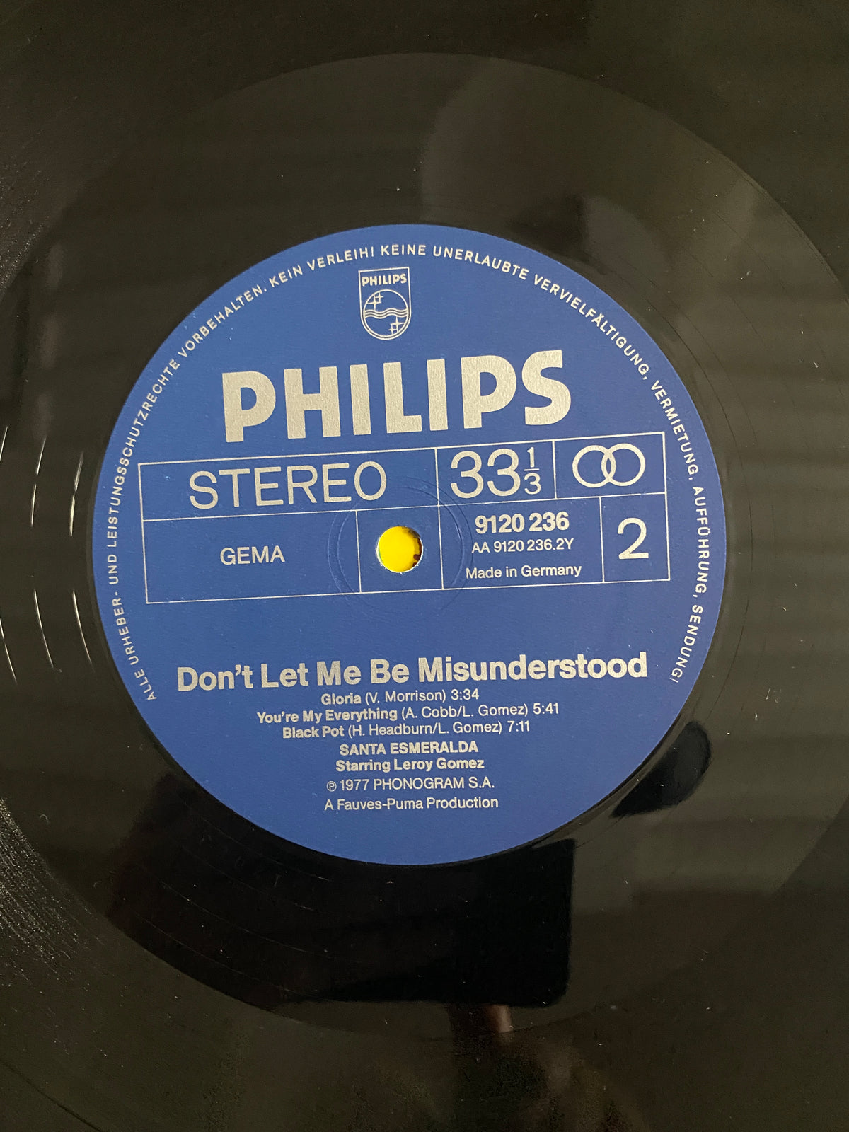 Santa Esmeralda starring Leroy Gomez – Don't Let Me Be Misunderstood (Vinyle LP 33T)