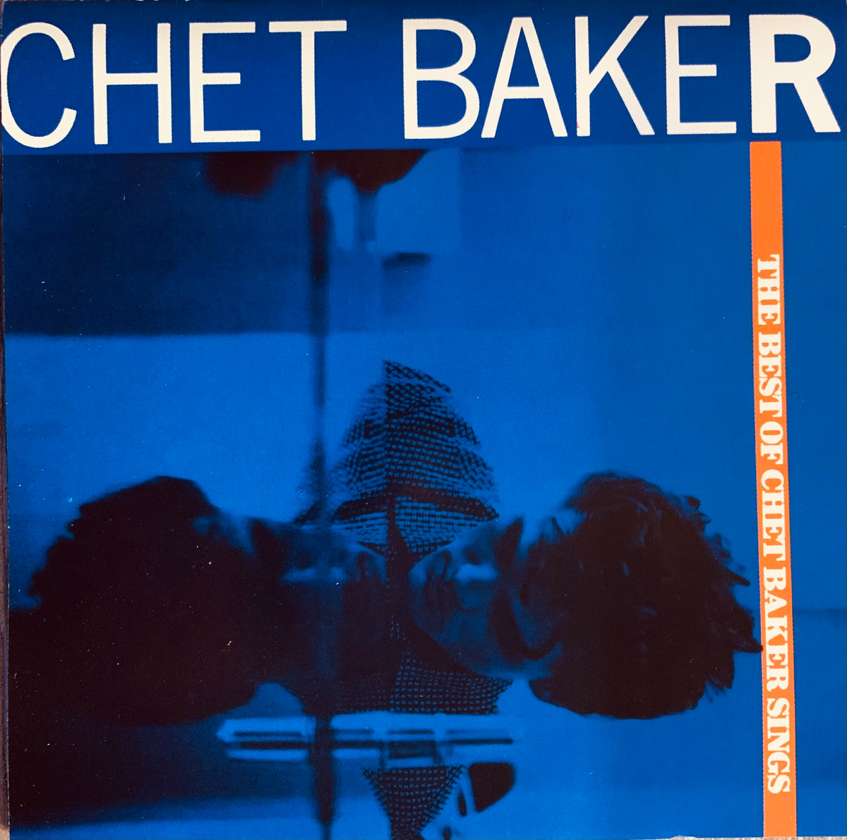 Blue album cover featuring stylized monochromatic chet baker with the best of chet baker sings title on cd 001 product