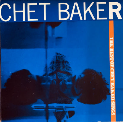 Blue album cover featuring stylized monochromatic chet baker with the best of chet baker sings title on cd 001 product