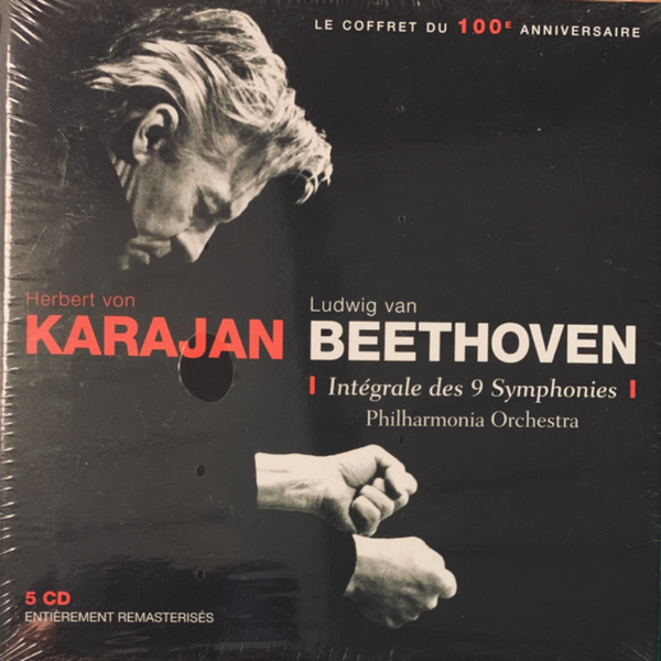 💿 BEETHOVEN 9 Symphonies KARAJAN 5 CD Box Set 2008 EMI Classics MINT SEALED THE COLLECTOR