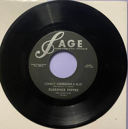 Florence Pepper With Eddie Martin & The Hi-Liters – China Rock / Lonely, Lonesome & Blue