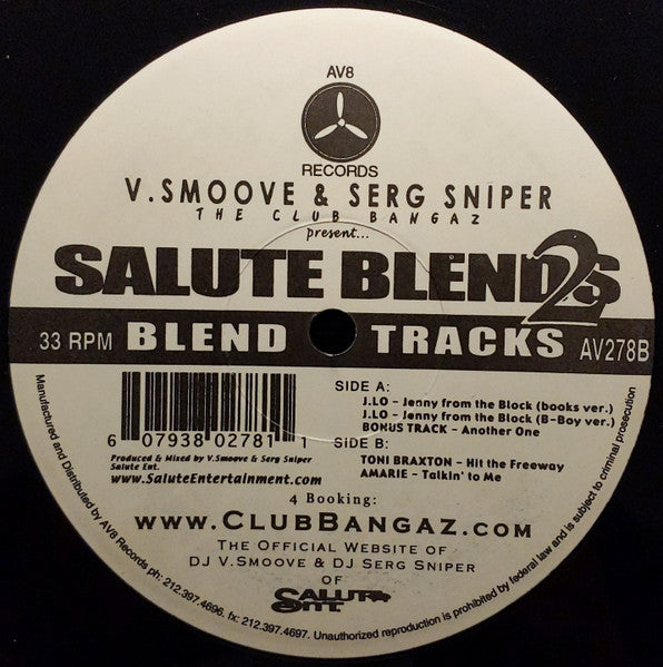 V. Smoove & Serg Sniper – Salute Blends 2