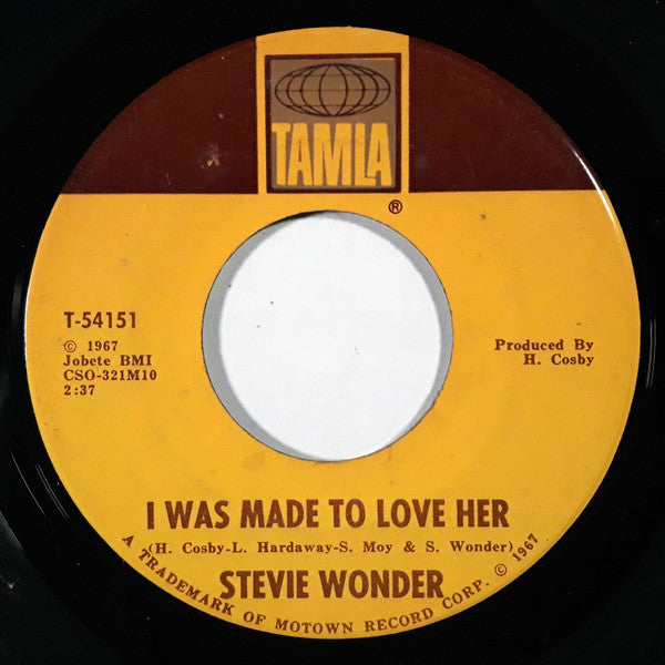 Stevie Wonder – I Was Made To Love Her / Hold Me