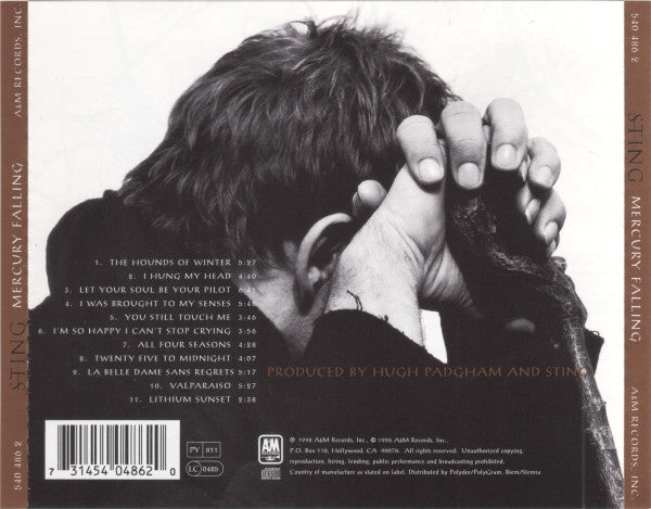 Sting – Mercury Falling