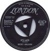 Ricky Nelson (2) – It's Late — photo 1