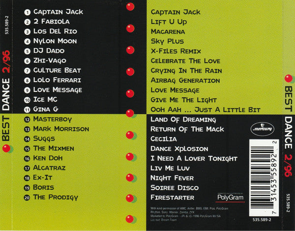 Various – Best Dance 2/96