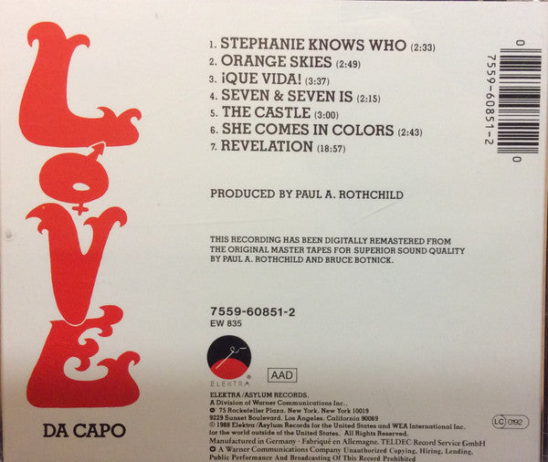Love – Da Capo