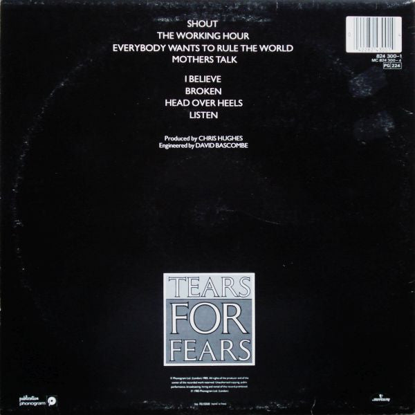 Tears For Fears – Songs From The Big Chair