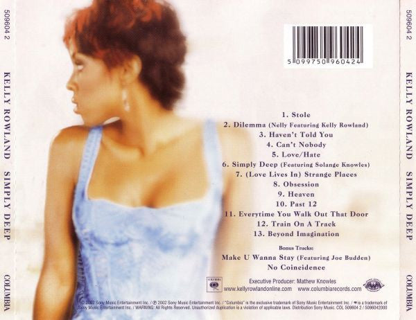 Kelly Rowland – Simply Deep