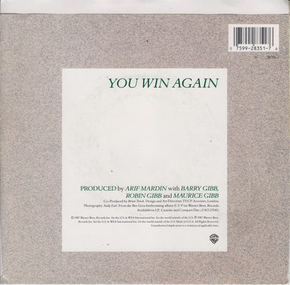 Bee Gees – You Win Again / Backtafunk