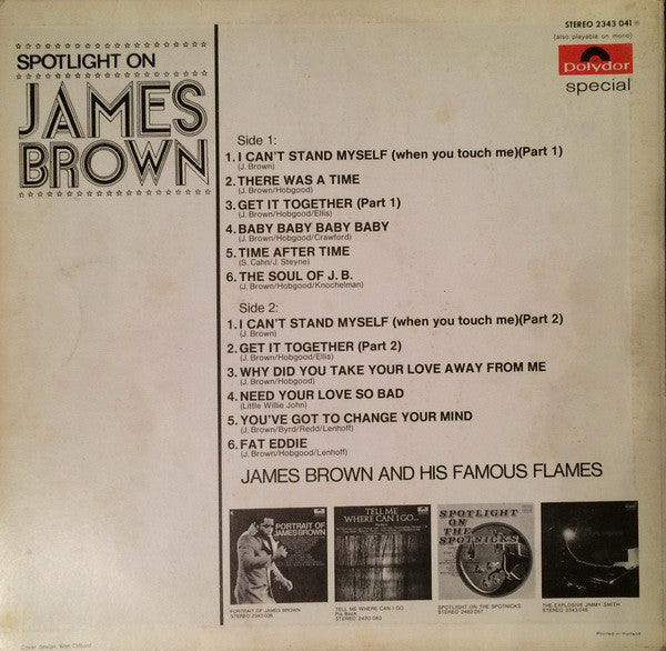 James Brown & The Famous Flames – Spotlight On James Brown