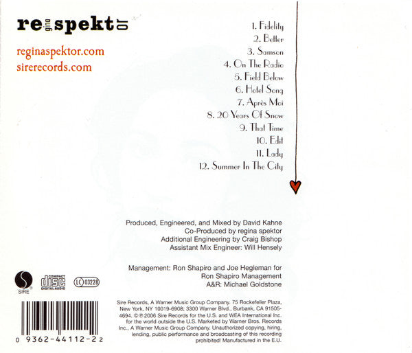 Regina Spektor – Begin To Hope