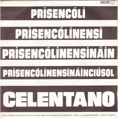 Adriano Celentano – Prisencólinensináinciúsol