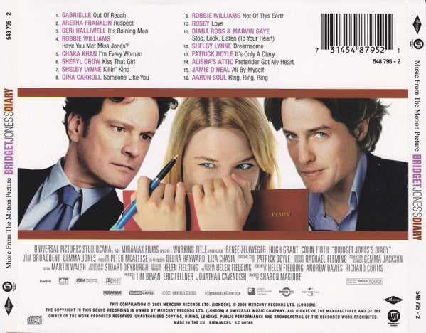 Various – Bridget Jones's Diary (Music From The Motion Picture)
