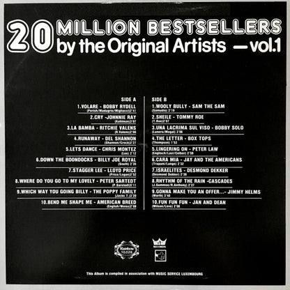 Various – 20 Million Best Sellers By The Original Artist - Vol. 1