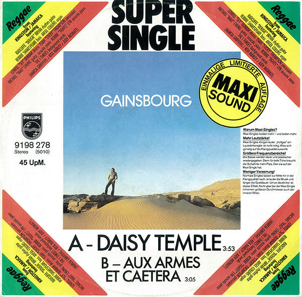 Serge Gainsbourg – Daisy Temple / Aux Armes Et Caetera