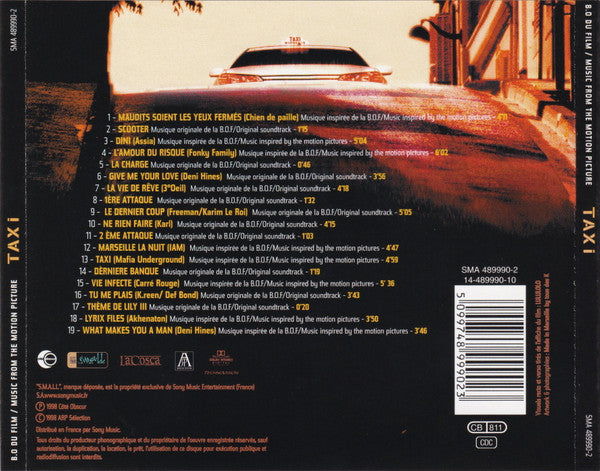 Various – Taxi - B.O. Du Film