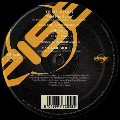 Triple X – Feel The Same