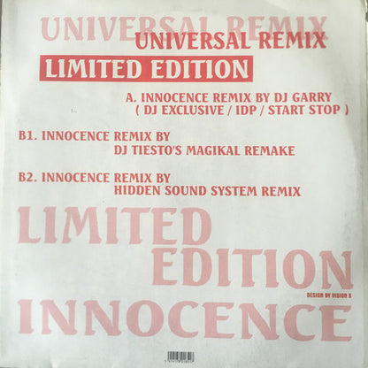 The Mackenzie Featuring Jessy – Innocence (Universal Remix)