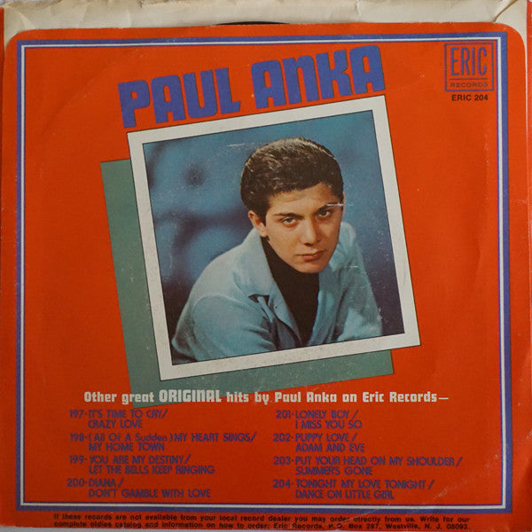 Paul Anka – Tonight, My Love, Tonight