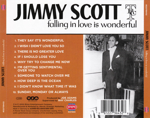 Jimmy Scott – Falling In Love Is Wonderful