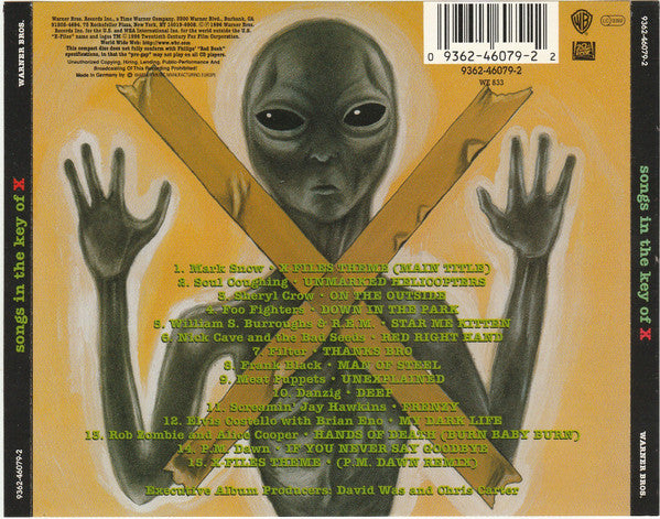 Various – The X Files (Songs In The Key Of X)