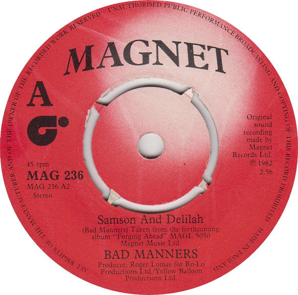 Bad Manners – Samson & Delilah