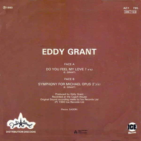 Eddy Grant – Do You Feel My Love?