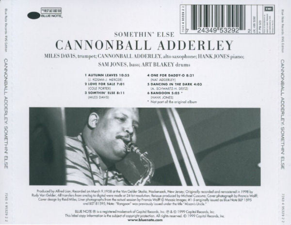 Cannonball Adderley – Somethin' Else