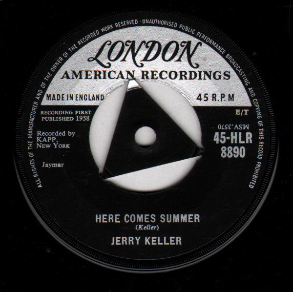 Jerry Keller – Here Comes Summer