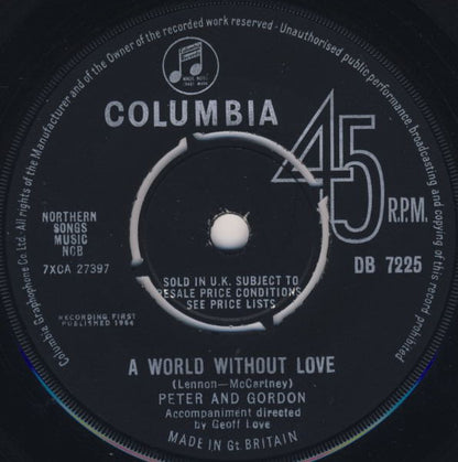 Peter & Gordon – A World Without Love