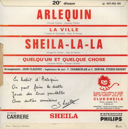 Sheila (5) – Arlequin