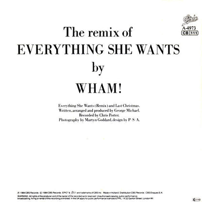 Wham! – Everything She Wants (Remix) / Last Christmas