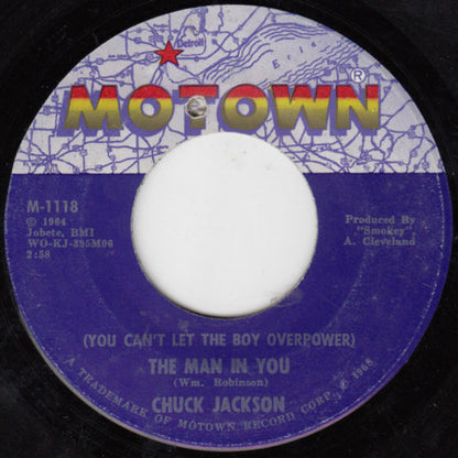 Chuck Jackson – (You Can't Let The Boy Overpower) The Man In You / Girls, Girls, Girls