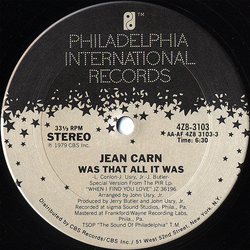 Jean Carn – Was That All It Was