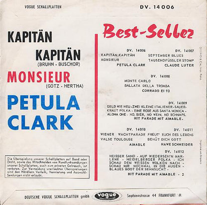 Petula Clark – Monsieur