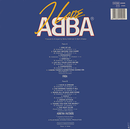 ABBA – I Love ABBA