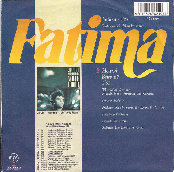 Johan Verminnen – Fatima