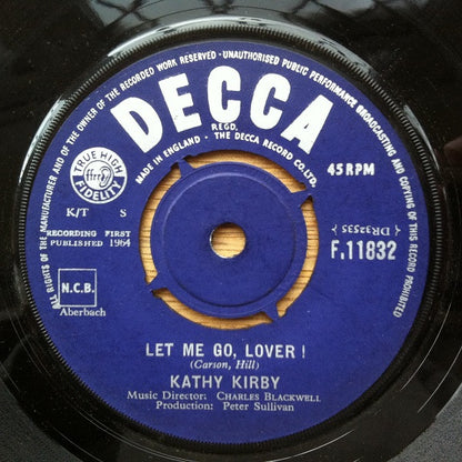 Kathy Kirby – Let Me Go, Lover!