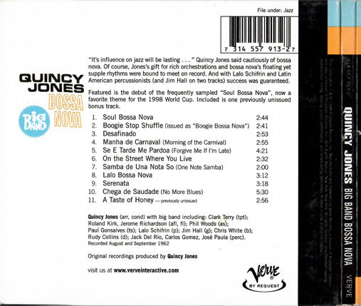 Quincy Jones And His Orchestra – Big Band Bossa Nova
